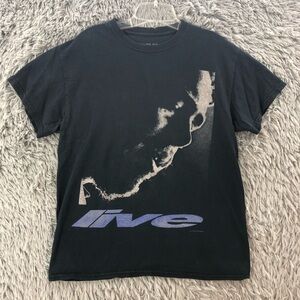 Post Malone Shirt Mens Medium Black Posty 2018 Concert Rap Tee Short Sleeve